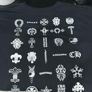 CHROME HEARTS MULTI LOGO T SHIRT